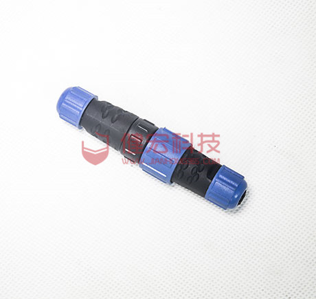 公母防水插頭M12尼龍焊接式3芯對(duì)插