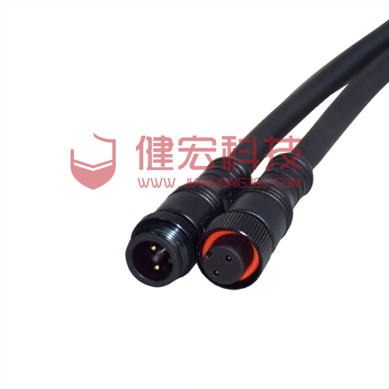 M16公母防水連接器，防水插頭線